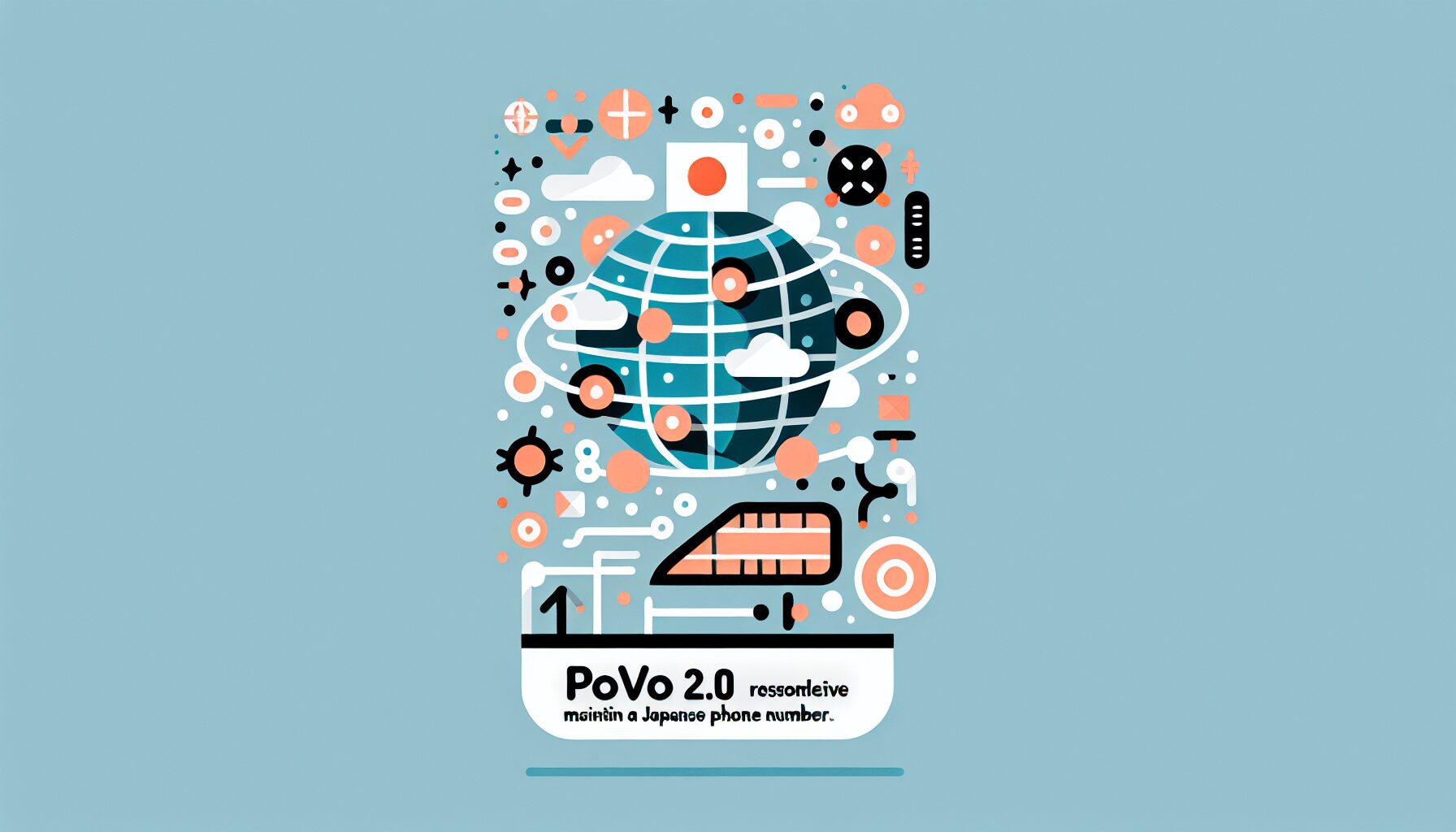 海外在住者にオススメするpovo2.0